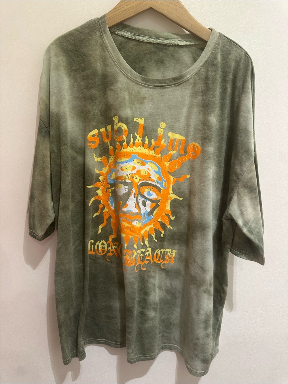Sublime Sun Graphic Tie-Dye Tee Oversized